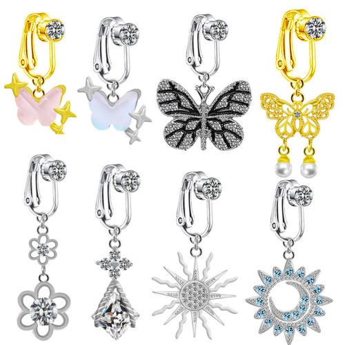 Tibetan Style Belly Ring, with Acrylic, plated, Unisex & different styles for choice & with rhinestone, Sold By PC