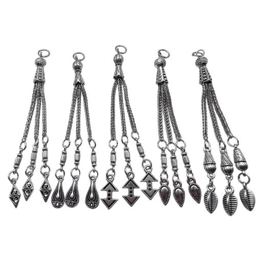 Colgantes de Aleación de Zinc, chapado en color de plata antigua, Diferente forma para la elección & Bricolaje, más colores para la opción, libre de níquel, plomo & cadmio, 20PCs/Bolsa, Vendido por Bolsa