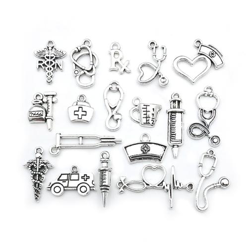 Tibetan Style Pendants, plated, DIY, more colors for choice, 100PCs/Bag, Sold By Bag