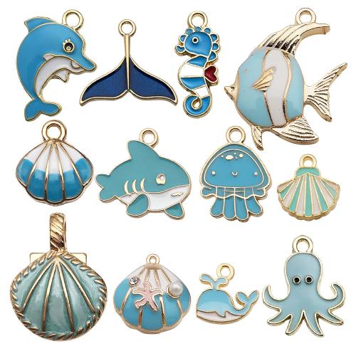 Tibetan Style Enamel Pendants, plated, DIY, more colors for choice, 100PCs/Bag, Sold By Bag