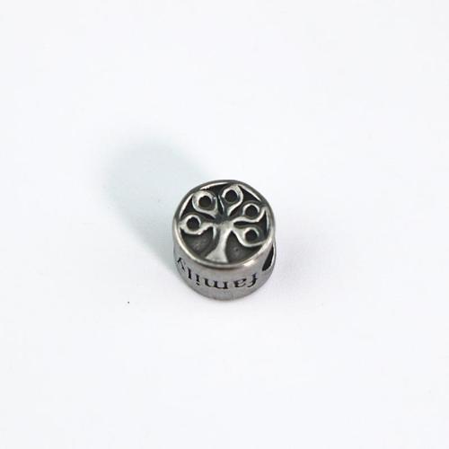 Stainless Steel Beads, 304 Stainless Steel, DIY, original color, 10.50x7.70mm, Hole:Approx 4.2mm, Sold By PC