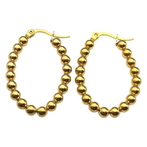 Acier inoxydable Levier Retour Earring, Acier inoxydable 304, Placage, bijoux de mode & pour femme, doré, Vendu par PC