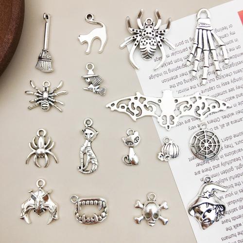 Tibetan Style Pendants, plated, DIY, more colors for choice, 100PCs/Bag, Sold By Bag