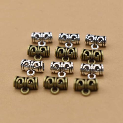 Tibetan Style Bail Beads, plated, DIY, more colors for choice, 9x12mm, 100PCs/Bag, Sold By Bag