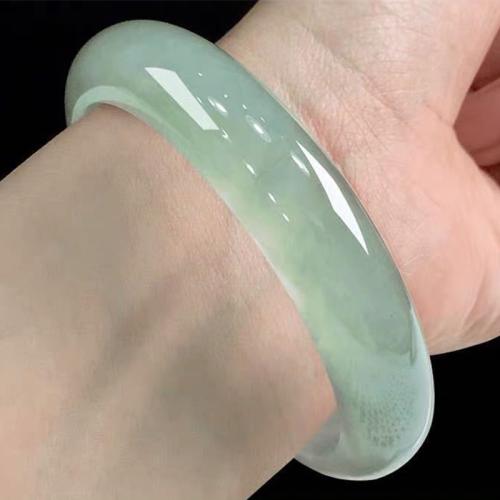 Jadeite Bangle, different size for choice & for woman, green, Sold By PC