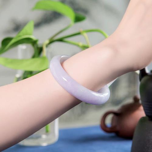 Jadeite Bangle, different size for choice & for woman, purple, Sold By PC