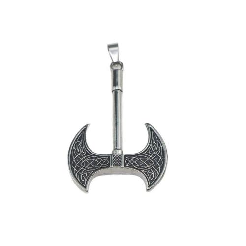 Tibetan Style Pendants, Axe, antique silver color plated, DIY, nickel, lead & cadmium free, Sold By PC