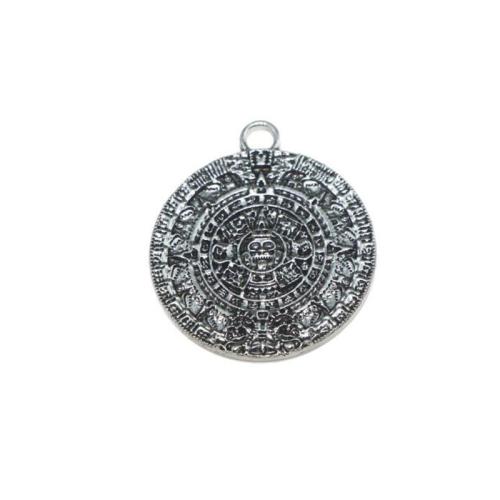 Pendentifs en alliage de zinc, Plaqué de couleur d'argent, DIY, protéger l'environnement, sans nickel, plomb et cadmium, Vendu par PC