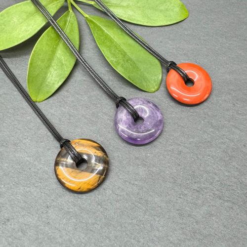 Gemstone Jewelry Beads, DIY & different materials for choice, more colors for choice, 25mm, Hole:Approx 6mm, Sold By PC