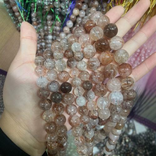 Round Crystal Beads, Super Seven Crystal, DIY & different size for choice, Sold Per Approx 38 cm Strand