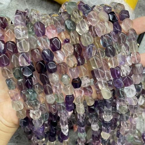 Natural Fluorite Beads, Round, DIY & different size for choice, mixed colors, Sold By Strand