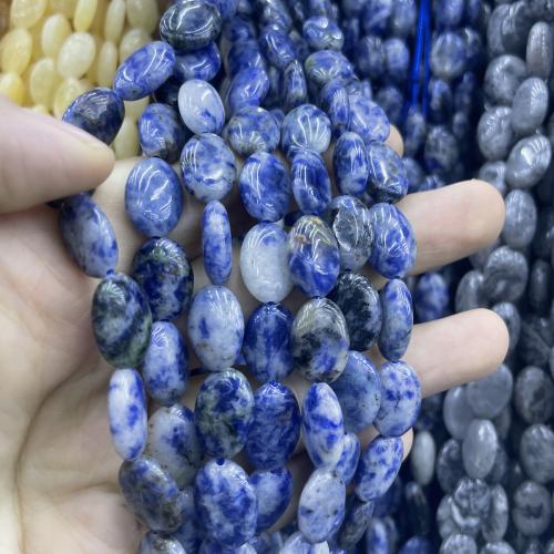 Gemstone Jewelry Beads, Natural Stone, Oval, DIY & different materials for choice, more colors for choice, 8x14mm, Approx 28PCs/Strand, Sold By Strand