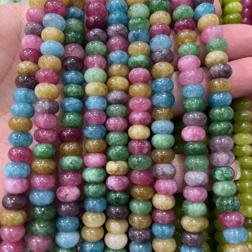 Gemstone Jewelry Beads, Natural Stone, DIY & different materials for choice, more colors for choice, 5x8mm, Approx 80PCs/Strand, Sold By Strand