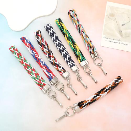 Mobile Phone Lanyard, Polyester and Cotton, fashion jewelry, more colors for choice, Sold By PC