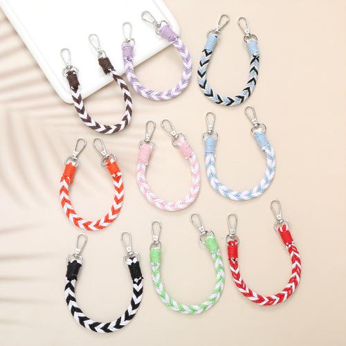 Mobile Phone Lanyard, Polyester and Cotton, fashion jewelry, more colors for choice, Sold By PC