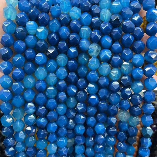 Agate Beads, DIY & faceted, more colors for choice, 10mm, Approx 36PCs/Strand, Sold By Strand