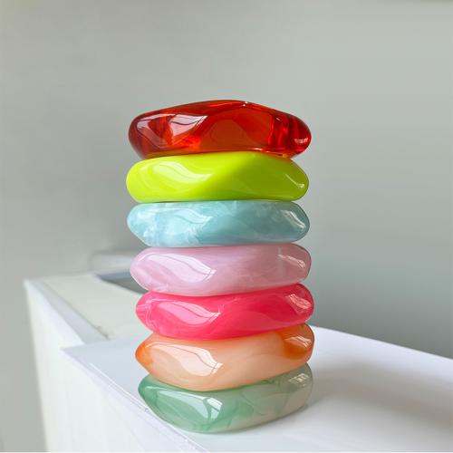 Acrylic Bangle, fashion jewelry & for woman, more colors for choice, Sold By PC