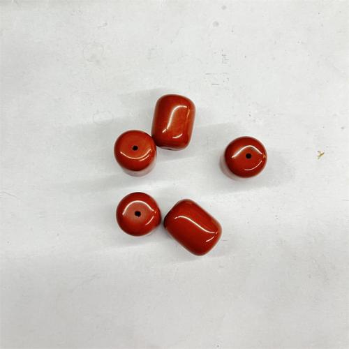 Perles bijoux en pierres gemmes, Jaspe rouge, pilier, DIY & normes différentes pour le choix, rouge, Vendu par brin