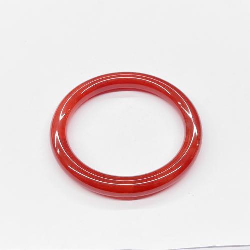 Red Agate Bangle, fashion jewelry & for woman, red, Inner diameter about:55-70mm, Sold By PC