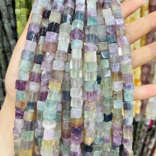 Gemstone Jewelry Beads, Natural Stone, Cube, DIY & different materials for choice, more colors for choice, 8mm, Sold Per Approx 38 cm Strand