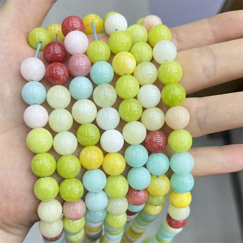 Gemstone Jewelry Beads, Morganite, Round, DIY & different size for choice, more colors for choice, Sold By Strand