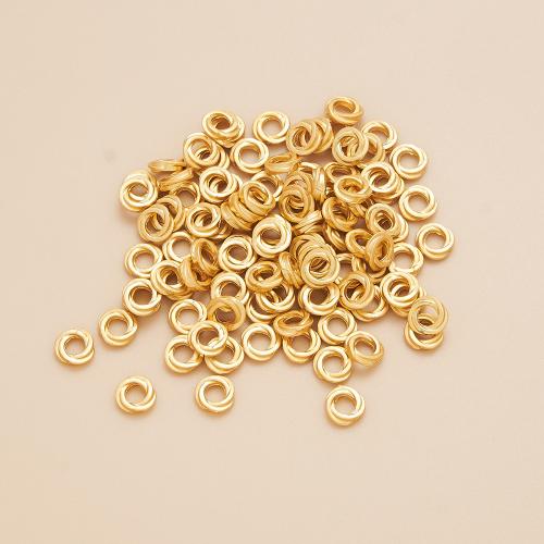 Brass Spacer Beads, Vacuum Ion Plating, DIY, 6mm, 100PCs/Bag, Sold By Bag