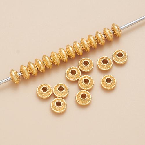 Brass Spacer Beads, Vacuum Ion Plating, DIY, more colors for choice, 100PCs/Bag, Sold By Bag