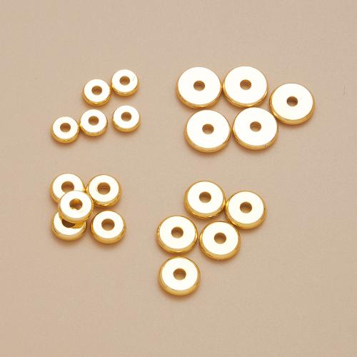 Brass Spacer Beads, Vacuum Ion Plating, DIY & different size for choice, more colors for choice, 100PCs/Bag, Sold By Bag