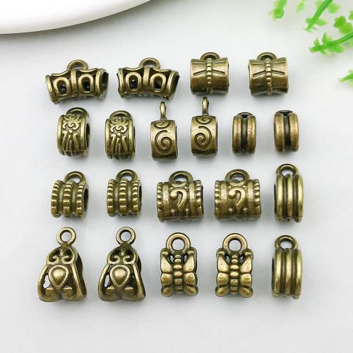 Tibetan Style Bail Beads, plated, DIY, more colors for choice, 100PCs/Bag, Sold By Bag