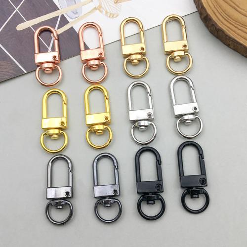 Tibetan Style Key Clasp, plated, DIY, more colors for choice, 12x33mm, 50/PC, Sold By PC