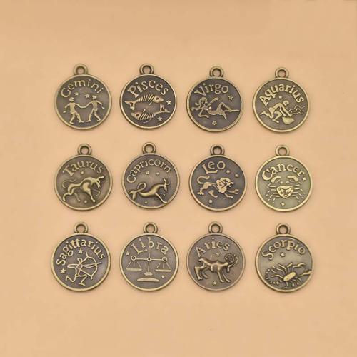 Tibetan Style Pendants, plated, DIY, more colors for choice, 20x18x2mm, 100PCs/Bag, Sold By Bag