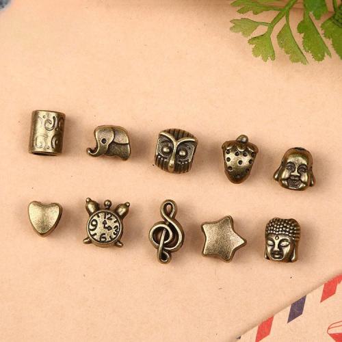 Tibetan Style Jewelry Beads, plated, DIY, more colors for choice, 100PCs/Bag, Sold By Bag