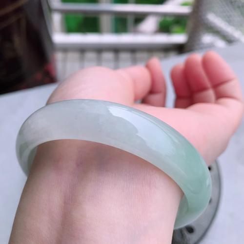 Jadeite Bangle, different size for choice & for woman, green, Sold By PC