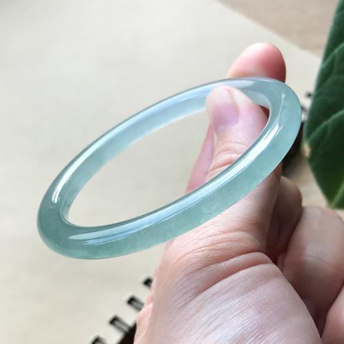 Jadeite Bangle, different size for choice & for woman, turquoise blue, Grade A, Sold By PC