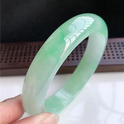 Jadeite Bangle, different size for choice & for woman, green, Sold By PC