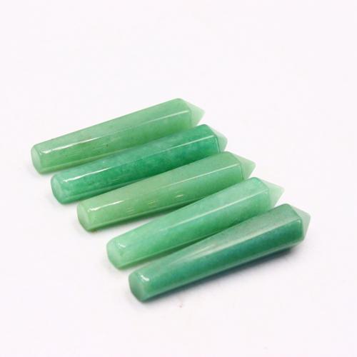 Natural Aventurine Pendants, Green Aventurine, DIY, green, 50mm, Sold By PC