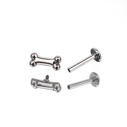 316L Stainless Steel Piercing Earring, polished, Unisex & different size for choice, Sold By PC