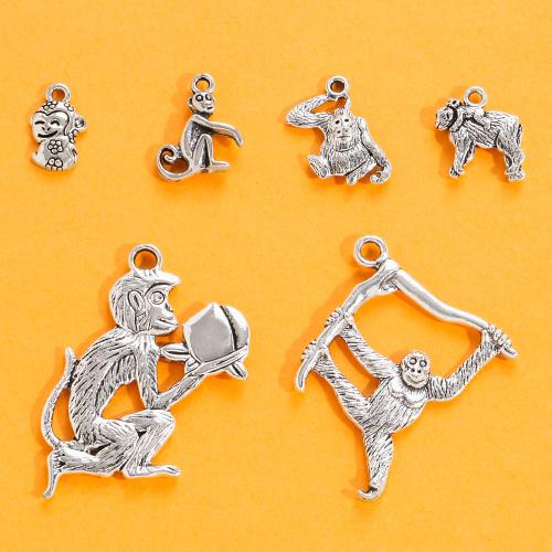 Tibetan Style Animal Pendants, antique silver color plated, DIY & different size for choice, more colors for choice, nickel, lead & cadmium free, Approx 100PCs/Bag, Sold By Bag