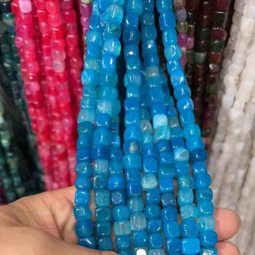 Gemstone Beads, DIY, blue, 7-8mm, Sold Per Approx 38 cm Strand