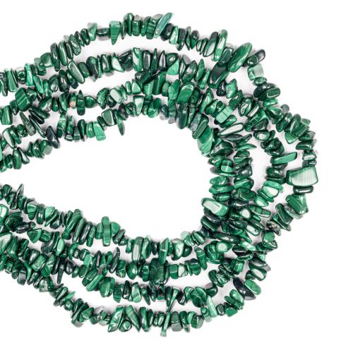 Natural Malachite Beads, irregular, DIY, green, about:4-8mm, Sold Per Approx 38 cm Strand