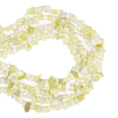 Natural Jade Beads, Jade Lemon, irregular, DIY, about:4-8mm, Sold Per Approx 38 cm Strand