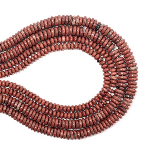 Gemstone Jewelry Beads, Red Jasper, Flat Round, DIY & different size for choice, red, Sold Per Approx 38 cm Strand