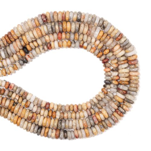 Natural Crazy Agate Beads, Flat Round, DIY & different size for choice, mixed colors, Sold Per Approx 38 cm Strand