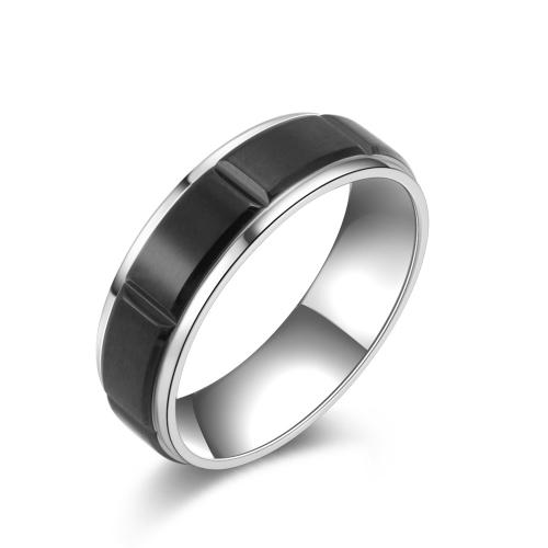 Stainless Steel Finger Ring, 304 Stainless Steel, Vacuum Ion Plating, different size for choice & for man, more colors for choice, Sold By PC