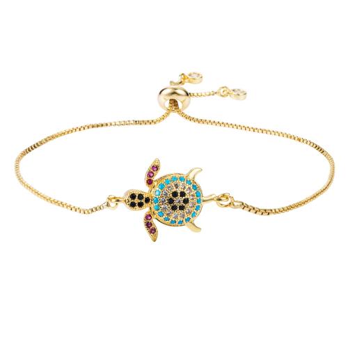 Cúbicos Circonia pulsera Latón Micro pavimenta, metal, micro arcilla de zirconia cúbica & para mujer, libre de níquel, plomo & cadmio, Vendido por UD