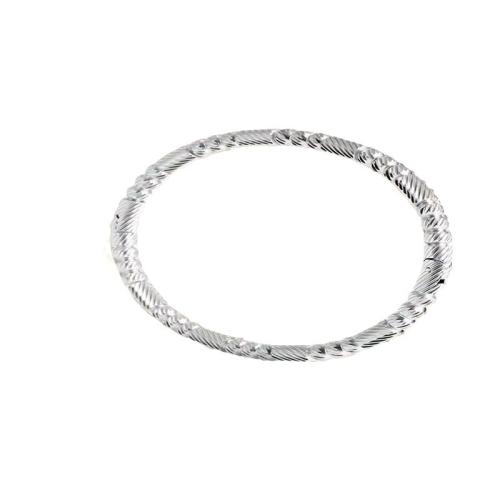 Titanium Steel Bangle, plated, fashion jewelry & for woman, more colors for choice, Inner Diameter:Approx 60mm, Sold By PC