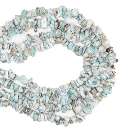 Gemstone Jewelry Beads, Larimar, irregular, DIY, nickel, lead & cadmium free, about:4-8mm, Sold Per Approx 38 cm Strand