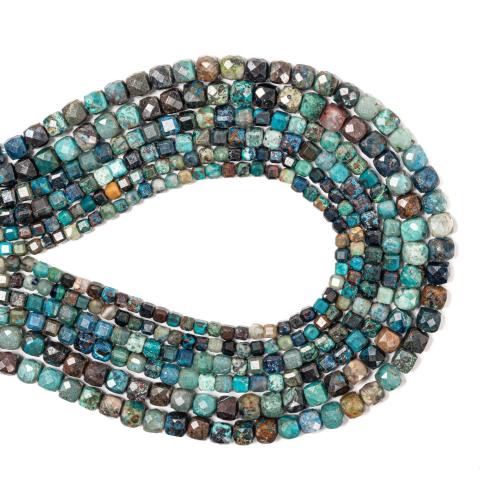 Gemstone Jewelry Beads, Azurite, DIY & different size for choice, blue, Sold Per Approx 38 cm Strand