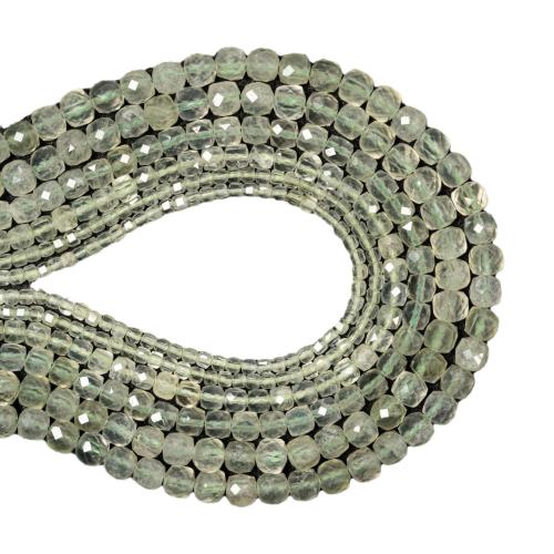 Perles de pierres précieuses mixtes, Prehnite nature, cadre, DIY & normes différentes pour le choix, vert, Vendu par Environ 38 cm brin