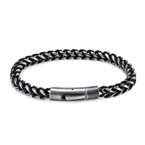 Stainless Steel Jewelry Bracelet, 304 Stainless Steel, Vacuum Ion Plating, for man, Sold By PC